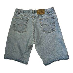 Levi's Mens Vintage Orange Tab 550 Denim Shorts Jorts Sz 34 Y2K 90s